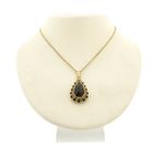 Image 5 of Vintage gold pendant with garnet