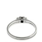 Image 5 of White gold solitaire ring with diamond | 0.15 ct.