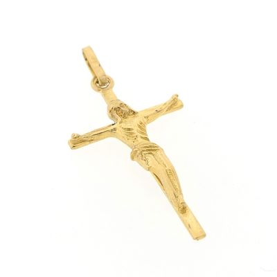 Image 2 of Gold pendant of a cross with corpus