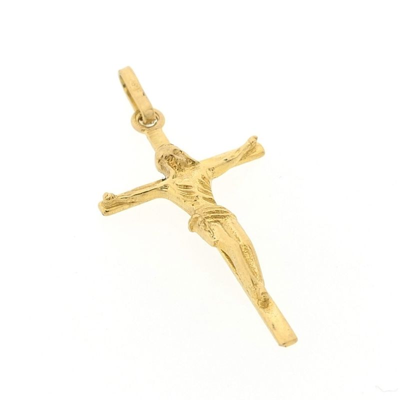 Image 2 of Gold pendant of a cross with corpus