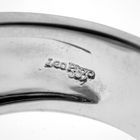 Image 10 of Leo Pizzo white gold ring with white and black diamonds; 0.84 ct.