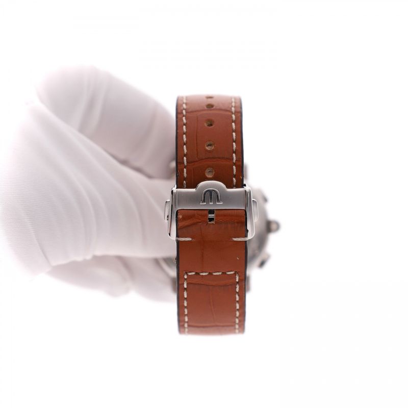 Afbeelding 9 van Maurice Lacroix Masterpiece 'Flyback Annuaire' MP6098; Automatisch Heren Horloge