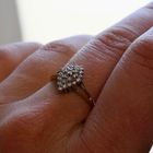 Image 7 of Gold Surround Ring with Diamonds; 0.26 ct.