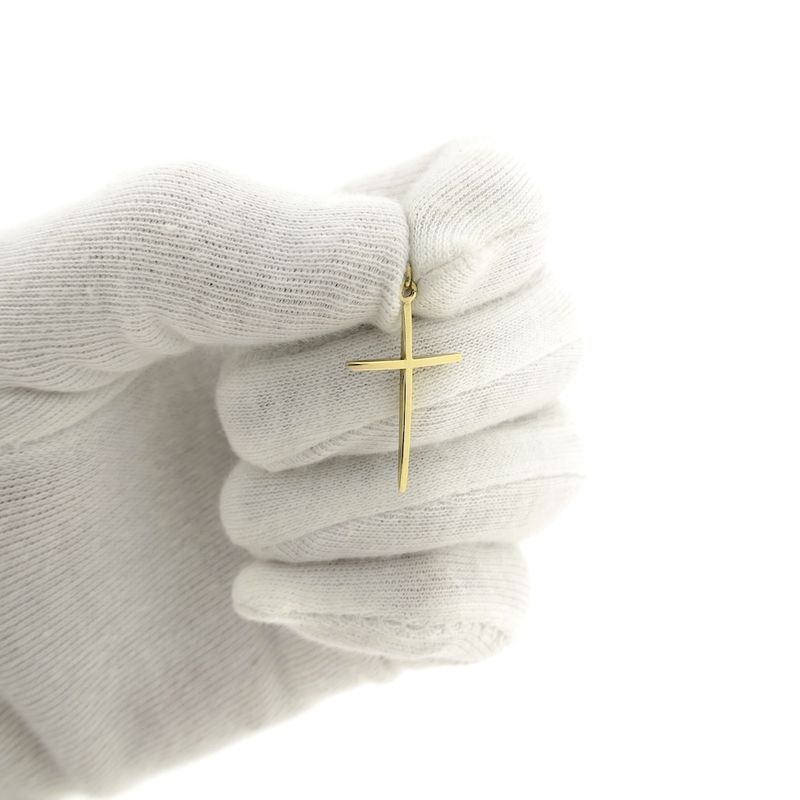 Image 9 of Gold pendant with a subtle cross
