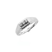 White gold ring with diamond | 0.15 ct.
