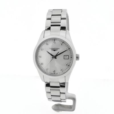 Image 1 of Longines Conquest Classic L2.386.4.87.6 2; Women's watch with diamonds
