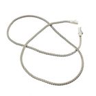 Image 7 of White gold herringbone link chain