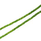 Image 6 of Peridot bead necklace with gold clasp