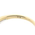 Image 2 of Two-tone gold ring with diamond; 0.07 ct.