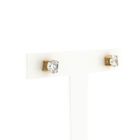 Image 1 of Gold earrings with zirconia