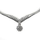 Image 11 of White gold necklace with diamonds 1.06 ct. | 43 mm