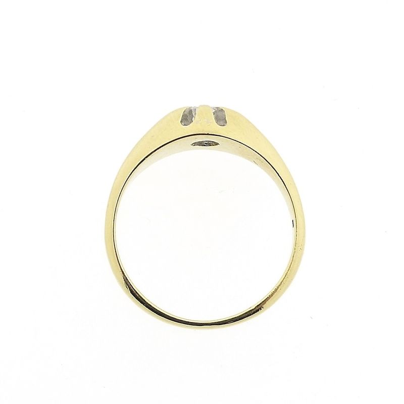 Image 5 of Gold solitaire ring with diamond | 0.16 ct.
