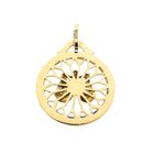 Image 4 of Gold zodiac sign pendant; Libra