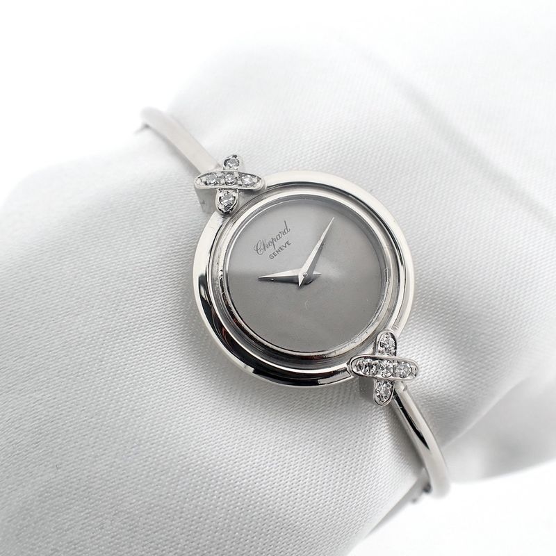 Image 7 of Chopard Cocktail Watch; Vintage 18k women's watch with diamonds