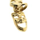 Image 5 of 9 ct. Comedy and tragedy mask pendant/charm