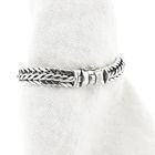 Afbeelding 3 van Zilveren Buddha to Buddha fantasieschakel armband; Barbara | 19,5 cm