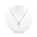 Image 6 of Silver diamond pendant with zirconia