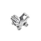 Image 3 of Pandora charm; Silver; Stroller