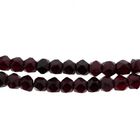 Image 4 of Antique Garnet Bead Bracelet with Gold Clasp