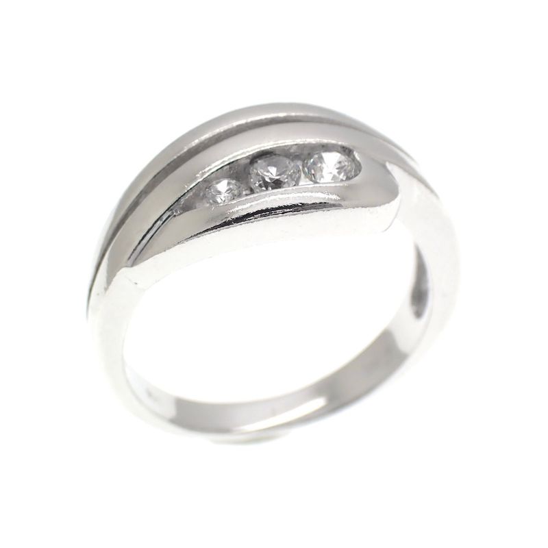 Image 1 of Silver fantasy ring with zirconia