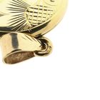 Afbeelding 11 van Vintage gouden medaillon hanger; Floraal design
