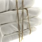 Image 4 of Gold gourmet link chain | 54 cm