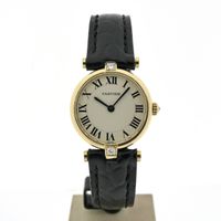 Cartier 'Must de Vendôme' 890004; 18k gold women's watch with diamonds