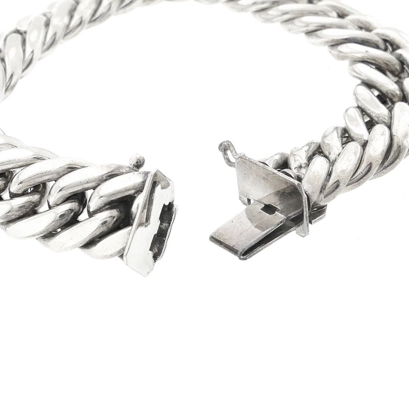 Image 4 of Solid Silver Gourmet Link Bracelet