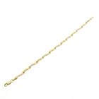 Image 9 of Gold link bracelet with zirconia | 17.5 cm