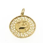 Image 6 of 18 carat gold zodiac sign pendant; Capricorn