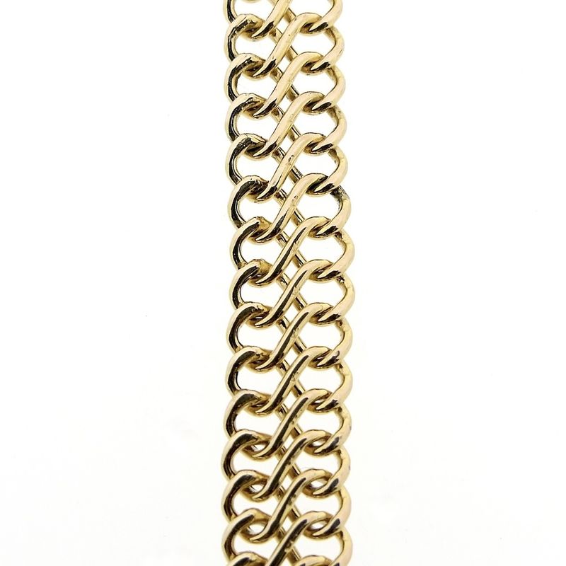 Image 5 of 10-karat French gourmet link necklace | 43 cm