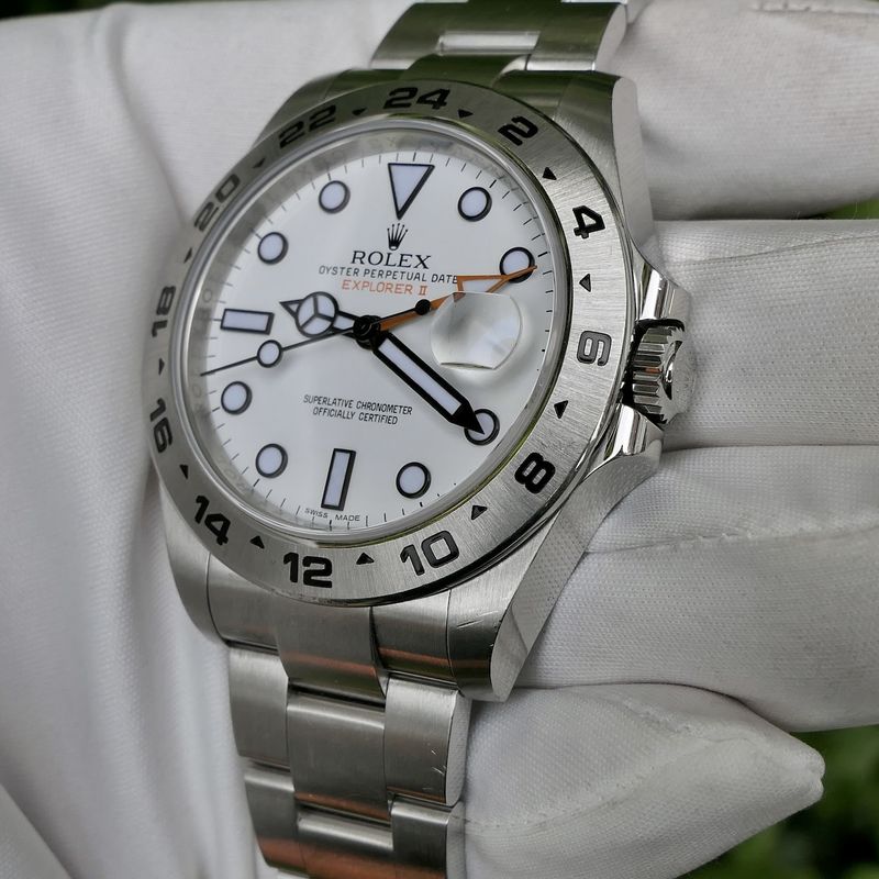 Image 13 of Rolex Explorer II 42mm 'Polar' 216570; Automatic men's watch