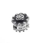 Image 4 of Pandora charm; Silver; Happy Birthday