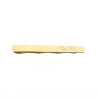 Tricolor Gold tie slide
