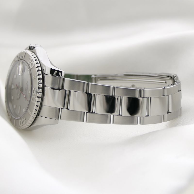 Image 11 of Rolex Yachtmaster 168622; Unisex watch with platinum bezel/dial