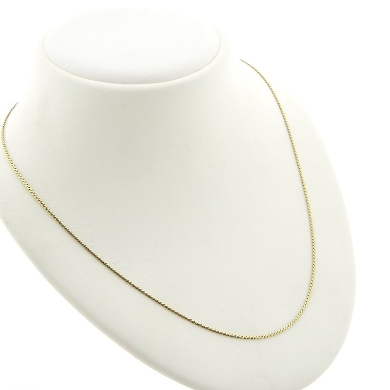 Image 3 of 18K Gold S-link Chain | 55cm
