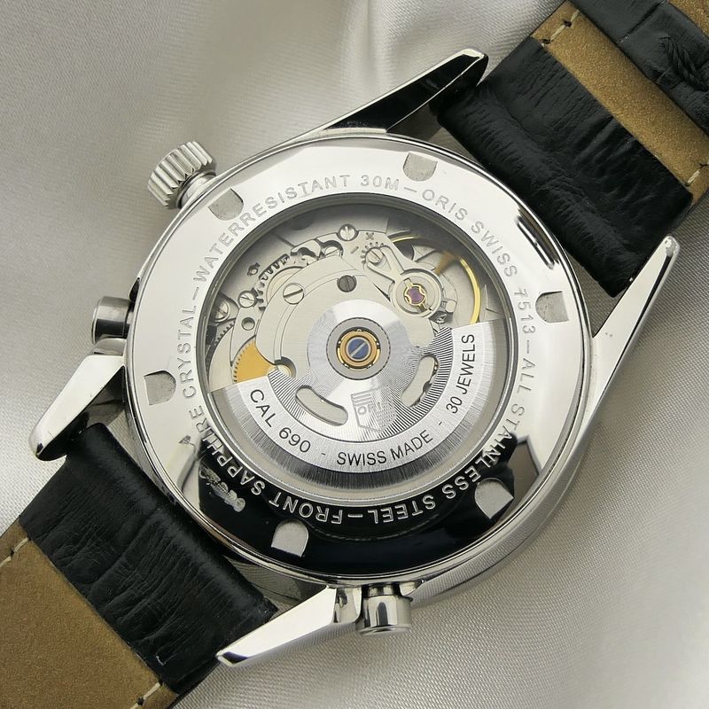 Image 13 of Oris Classic Worldtimer XXL 7513; Automatisch heren horloge met GMT