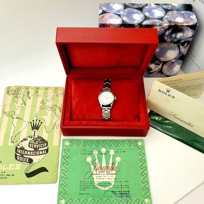 Image 2 of Rolex Oyster Perpetual Date; Vintage ladies watch | '68 Full set