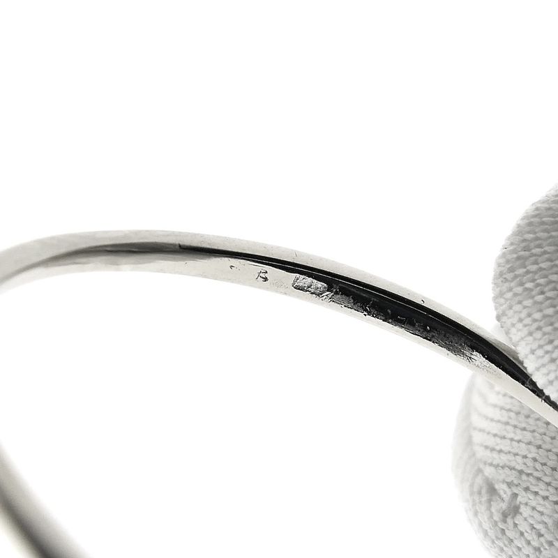 Image 5 of White gold solitaire ring with diamond | 0.06 ct.