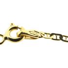 Afbeelding 6 van Gouden marineschakel kinderarmband met graveerplaatje | 12,5 cm - 15 cm
