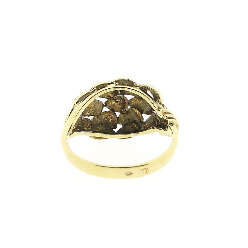 Image 4 of Gold ring with leaves
