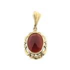 Image 1 of Gold pendant with carnelian | Vintage