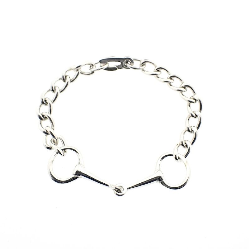 Image 1 of Silver fantasy link bracelet