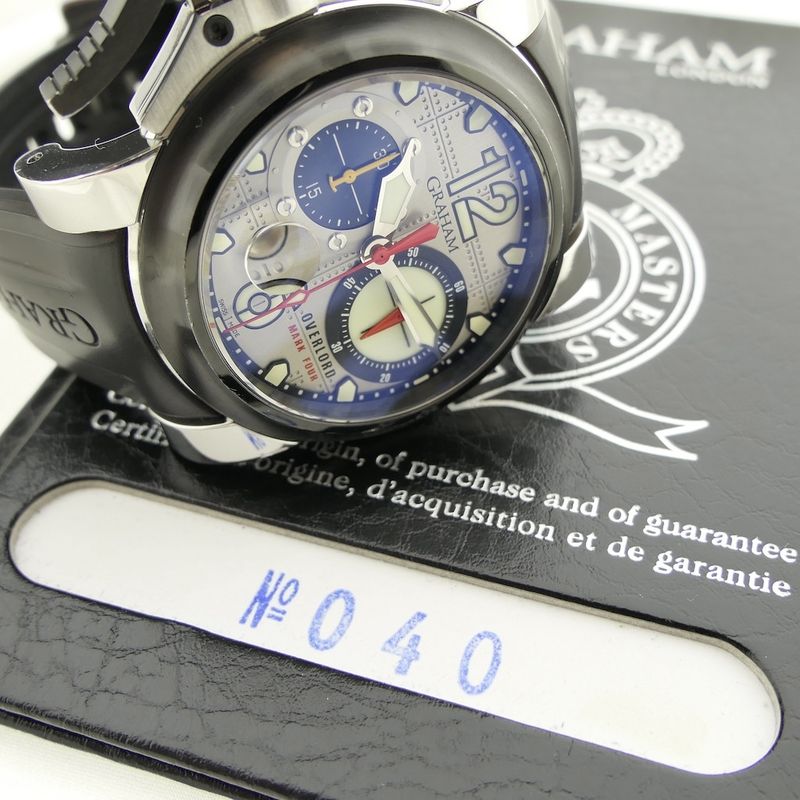Image 6 of Graham Chronofighter Oversize Overlord 'Mark 4' Limited Edition; Automatic men's watch