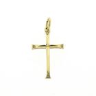 Image 1 of Gold pendant of a cross