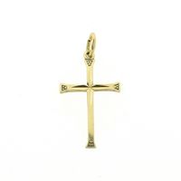 Gold pendant of a cross