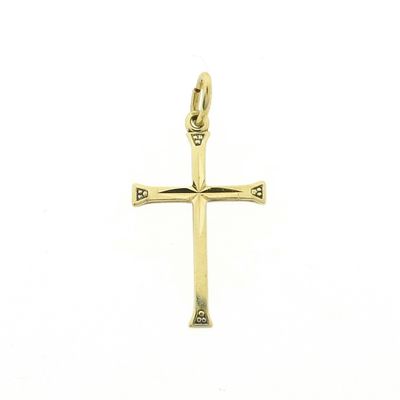 Image 1 of Gold pendant of a cross