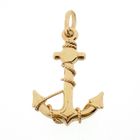 Image 1 of Gold pendant of an anchor