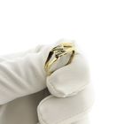 Image 10 of Gold ring with diamond; 0.02 ct.