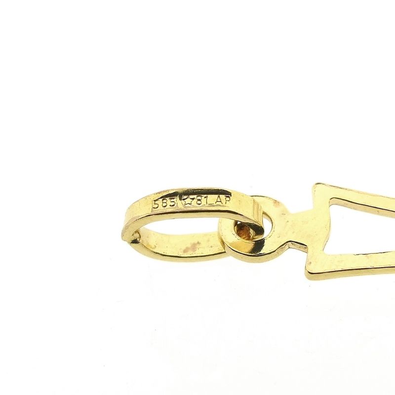 Image 5 of Gold pendant of a cross with corpus